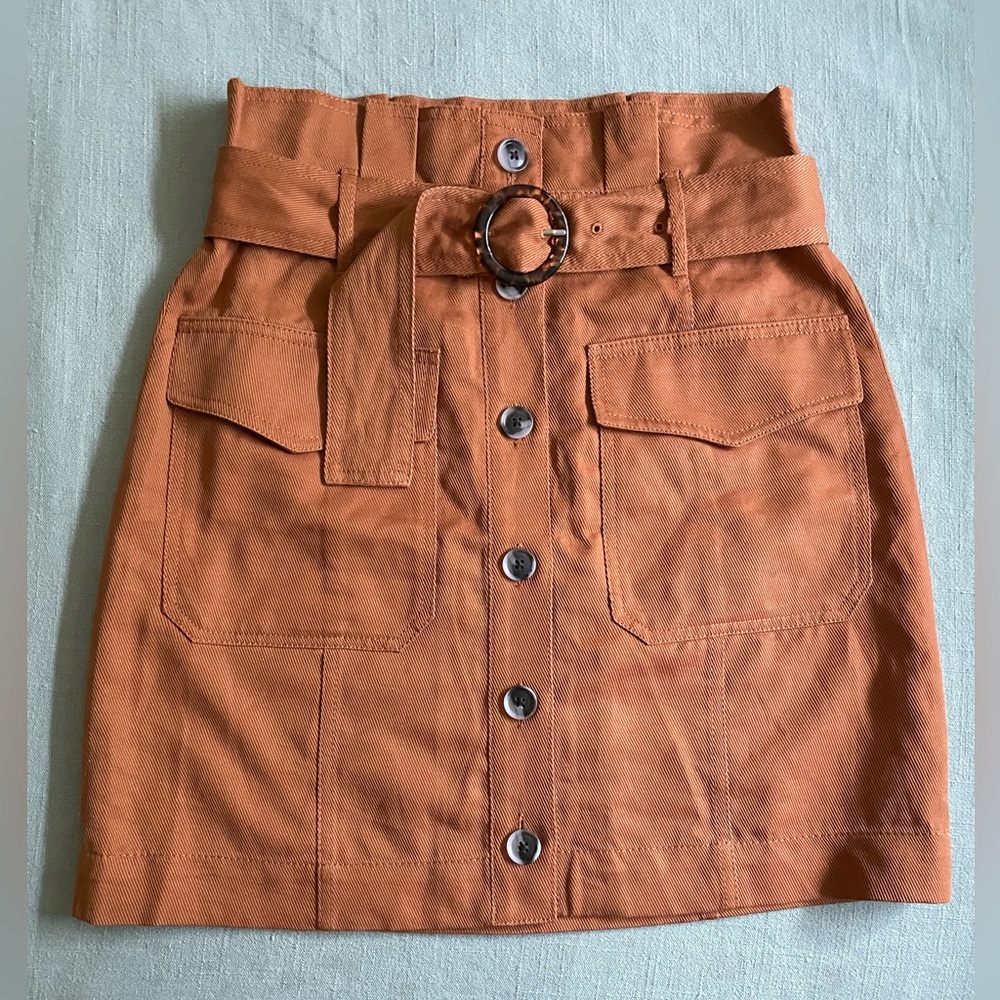 NWT Banana Republic Utility Midi Skirt with Belt (Size 4)